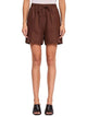 Gaudi Jeans Shorts dal Fit Morbido con Pratiche Tasche Laterali Marrone