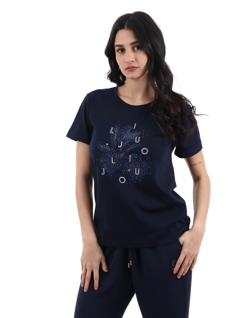 Liu Jo T-shirt con Strass