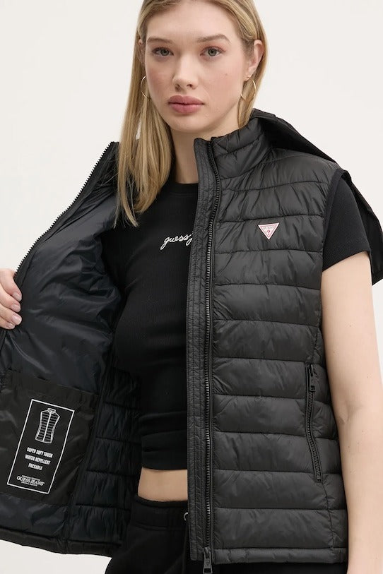 Guess Jeans Giubbino Smanicato 
Nero