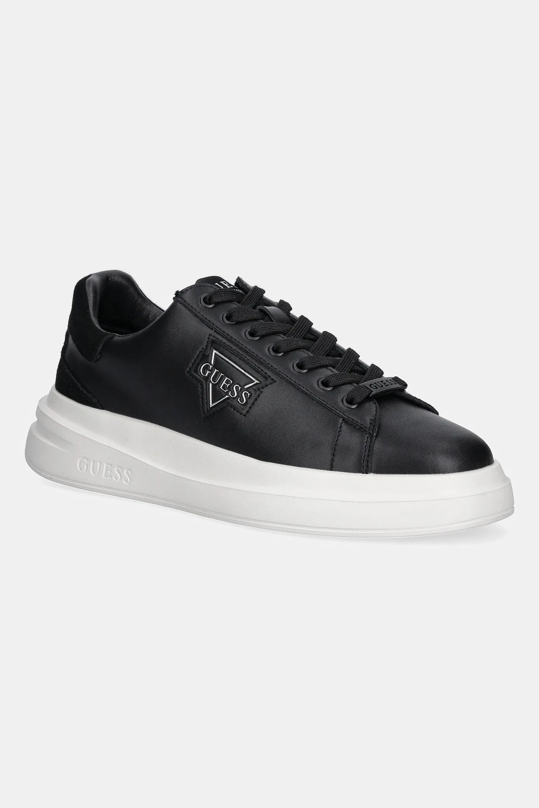Guess Sneakers Elba misto pelle Nero