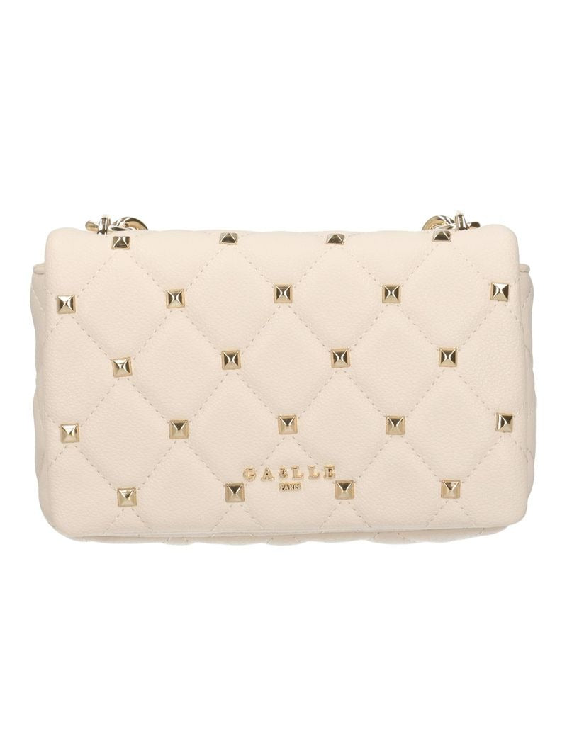Gaelle Paris Borsa Effetto Trapunta con borchie