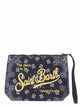Saint Barth Pochette Aline  Bandanna Round 18" Blù