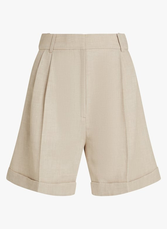 Tommy Hilfiger  Bermuda a Vita Alta Beige