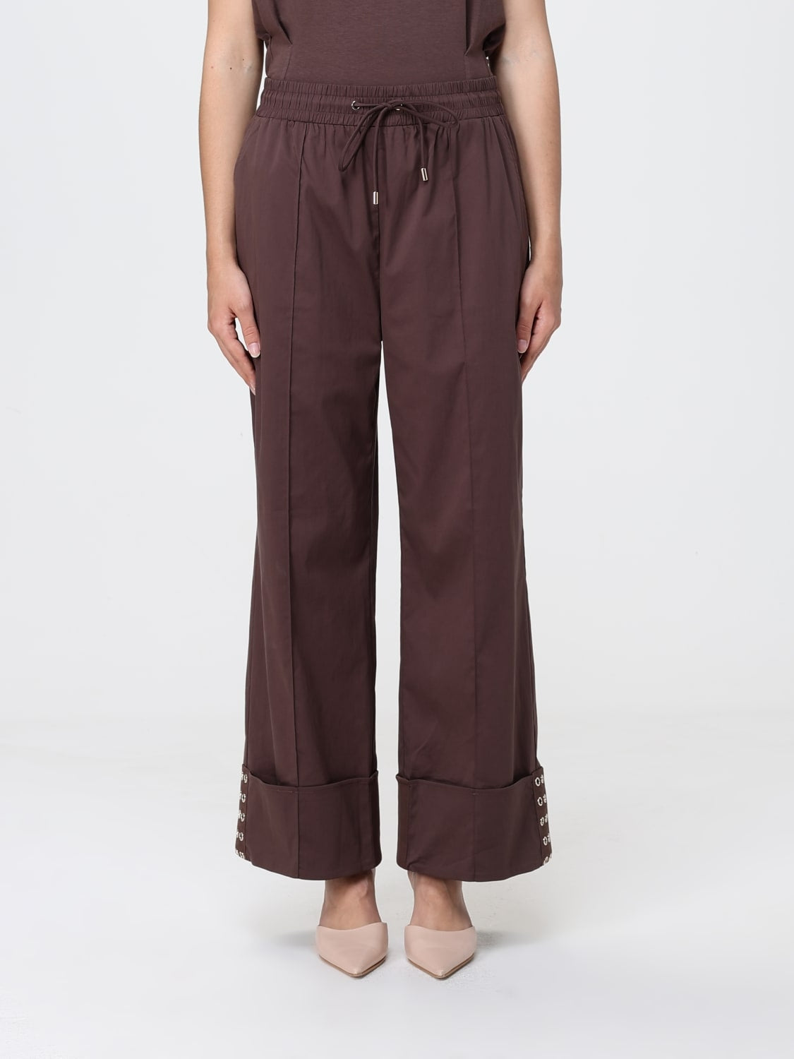 Liu Jo Pantaloni in Jersey Interlock Bianco