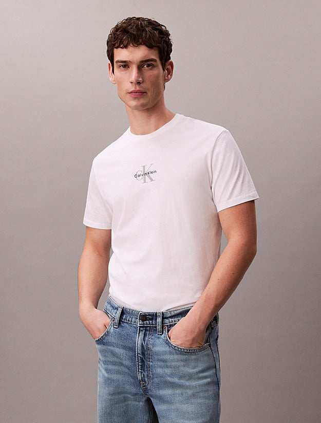 Calvin Klein Jeans T-shirt con Monogramma Logo