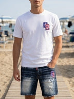 G2 Firenze T-shirt in Cotone Bianco