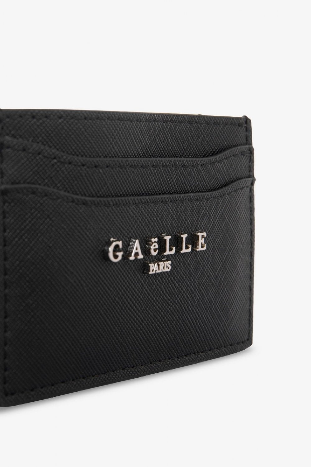 Gaelle Paris Portacarte in Saffiano Nero