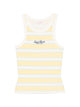 Saint Barth Canotta a Righe Giallo
