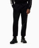 Armani EA7 Pantaloni jogger Logo Series in Misto Cotone Nero