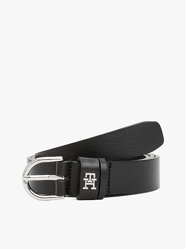 Tommy Hilfiger Cintura Essential in Pelle Nero