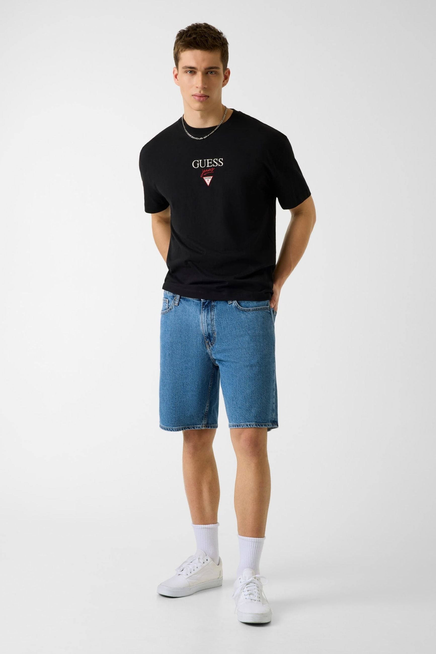 Guess Short Vestibilità Regolare Blù