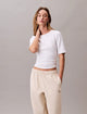 Calvin Klein Jeans Pantaloni da Tuta con Monogramma in Spugna di Cotone