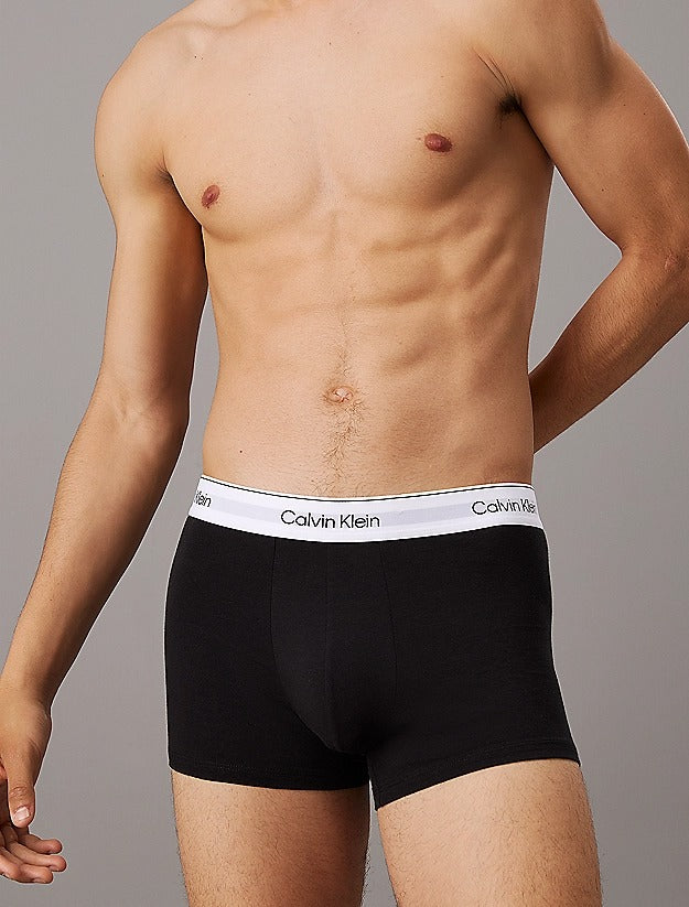 Calvin Klein Boxer Aderenti in Confezione da 3 - Icon Cotton Stretch Nero