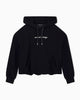 Armani Exchange Felpa con Cappuccio in Scuba Viscose Stretch Nero