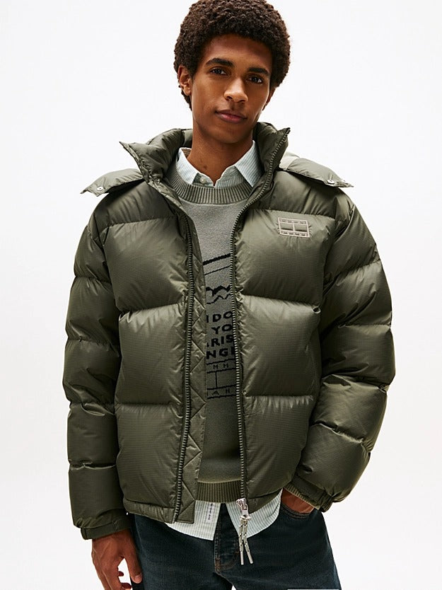 Tommy Jeans Piumino Alaska in Ripstop Idrorepellente
Verde