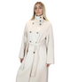 Vicolo Cappotto Lungo con Collo Alto e Cintura