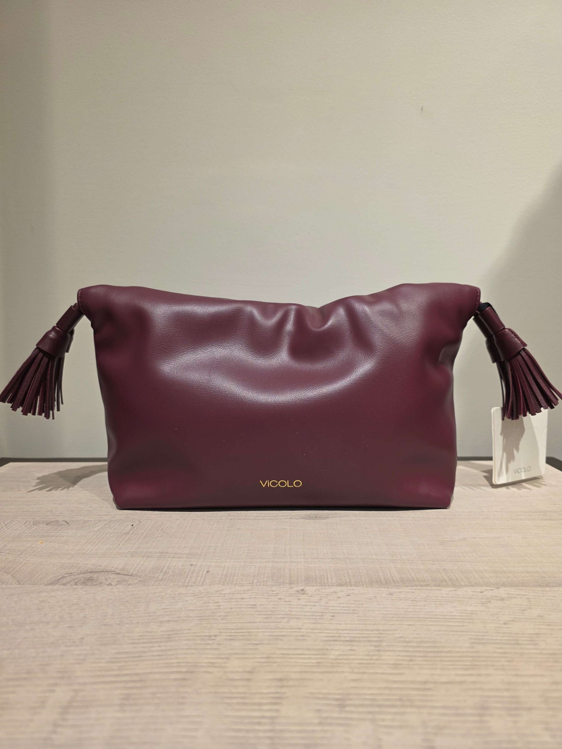 Vicolo Borsa Tassel Small Bag in Ecopelle