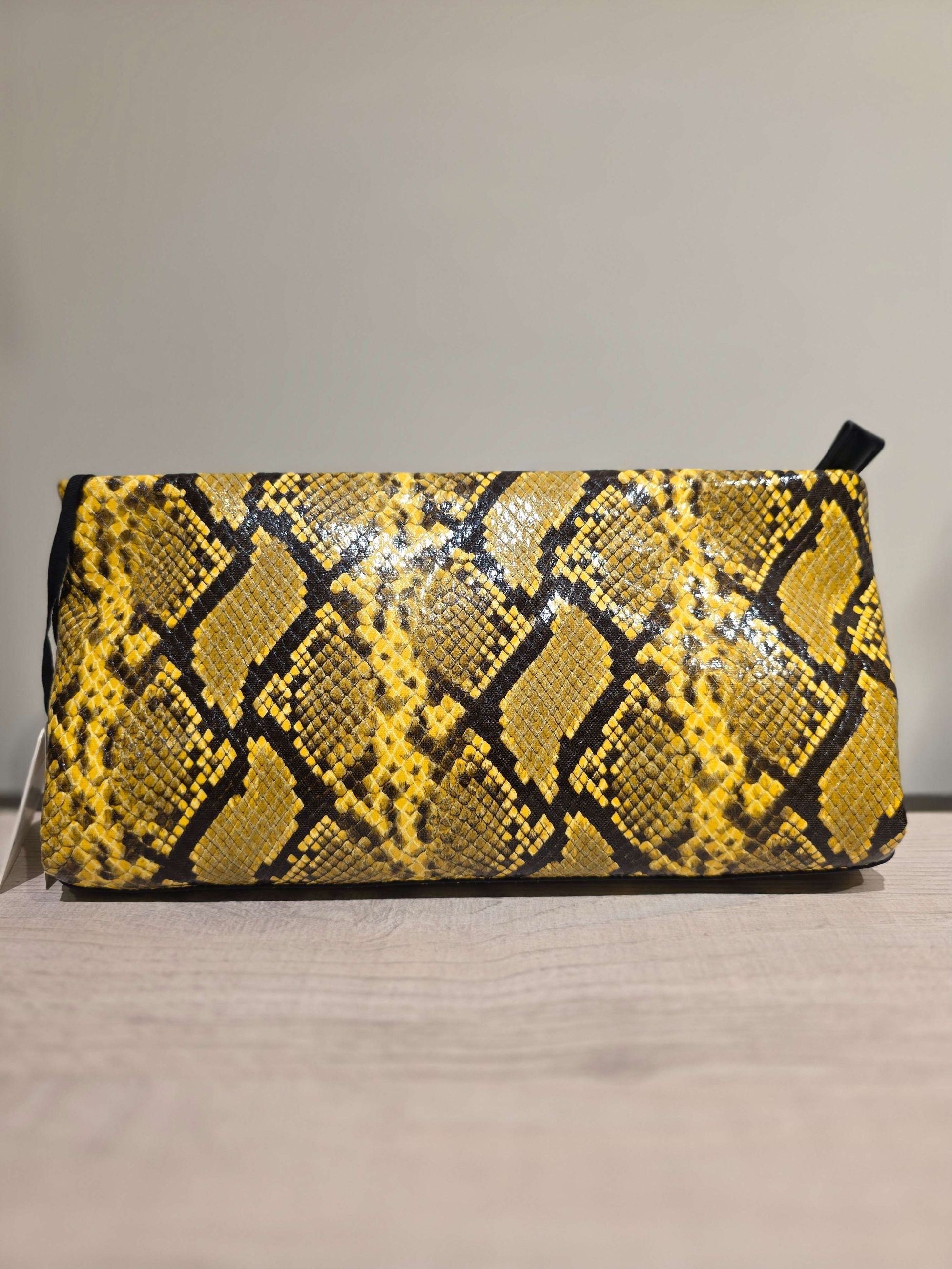 Vicolo Borsa Pochette Ark Medium Stampa Pitonata