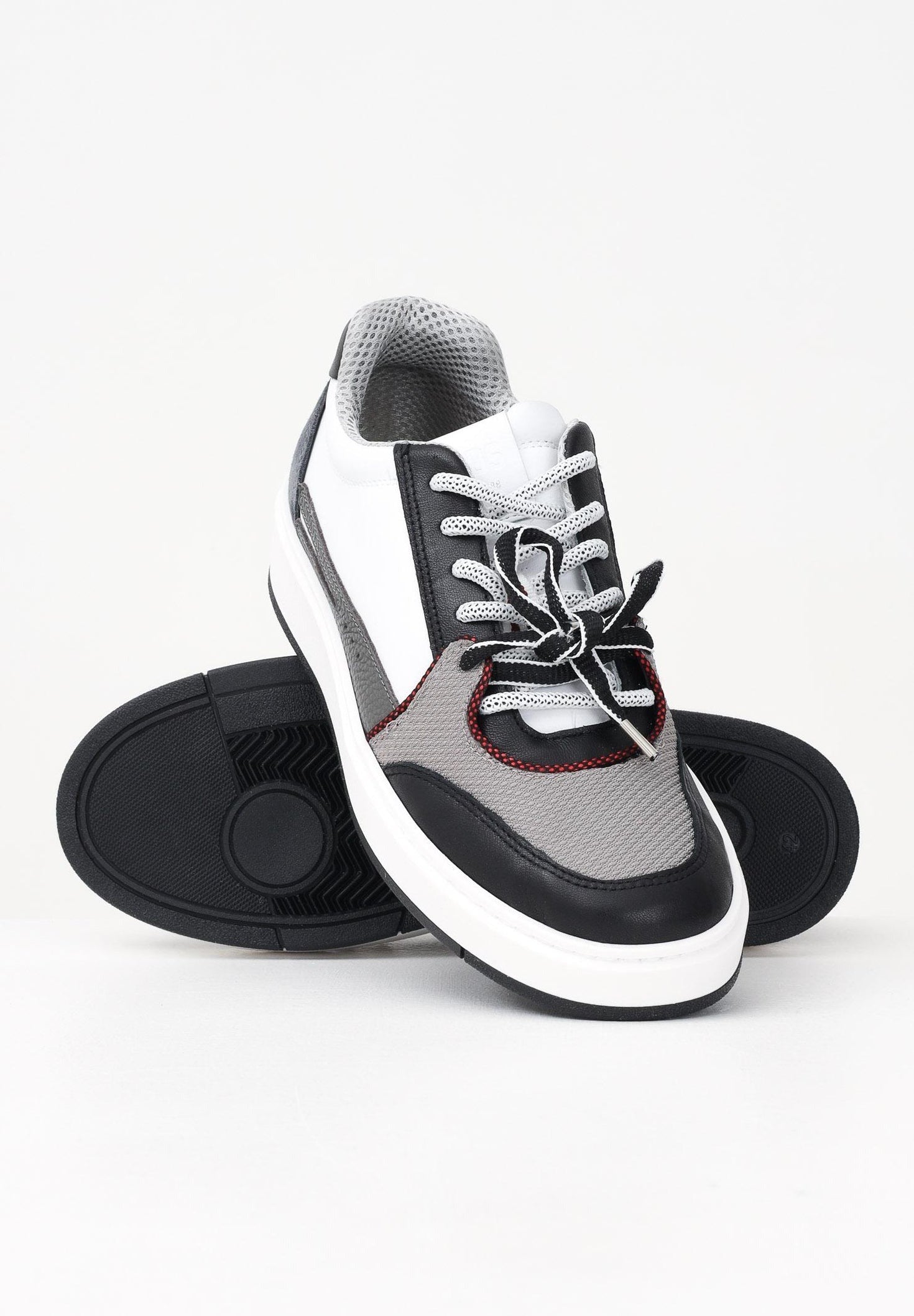 GCDS Sneakers Look Urbano Bianco\Grigio