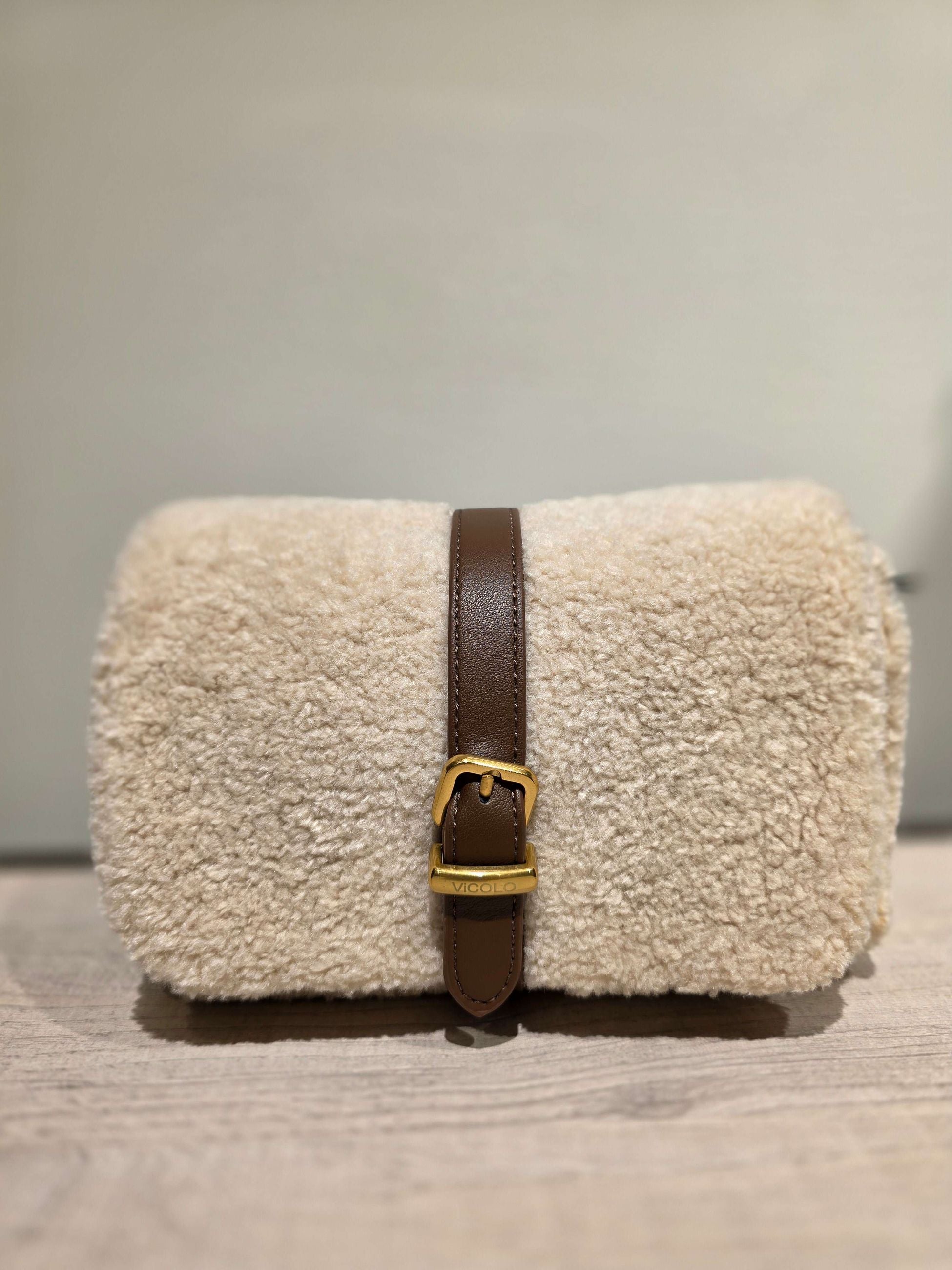 Vicolo Winnie Bag Borsa a Tracolla Teddy Beige