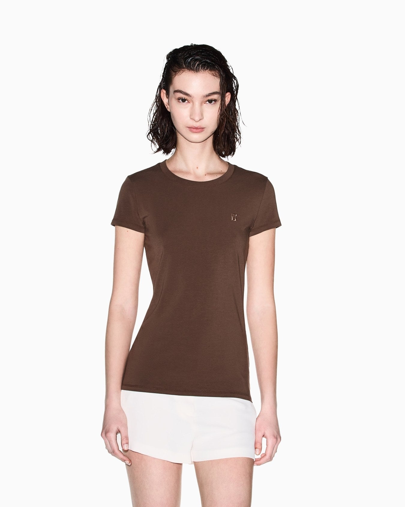 Armani Exchange T-shirt Slim Fit in Cotone