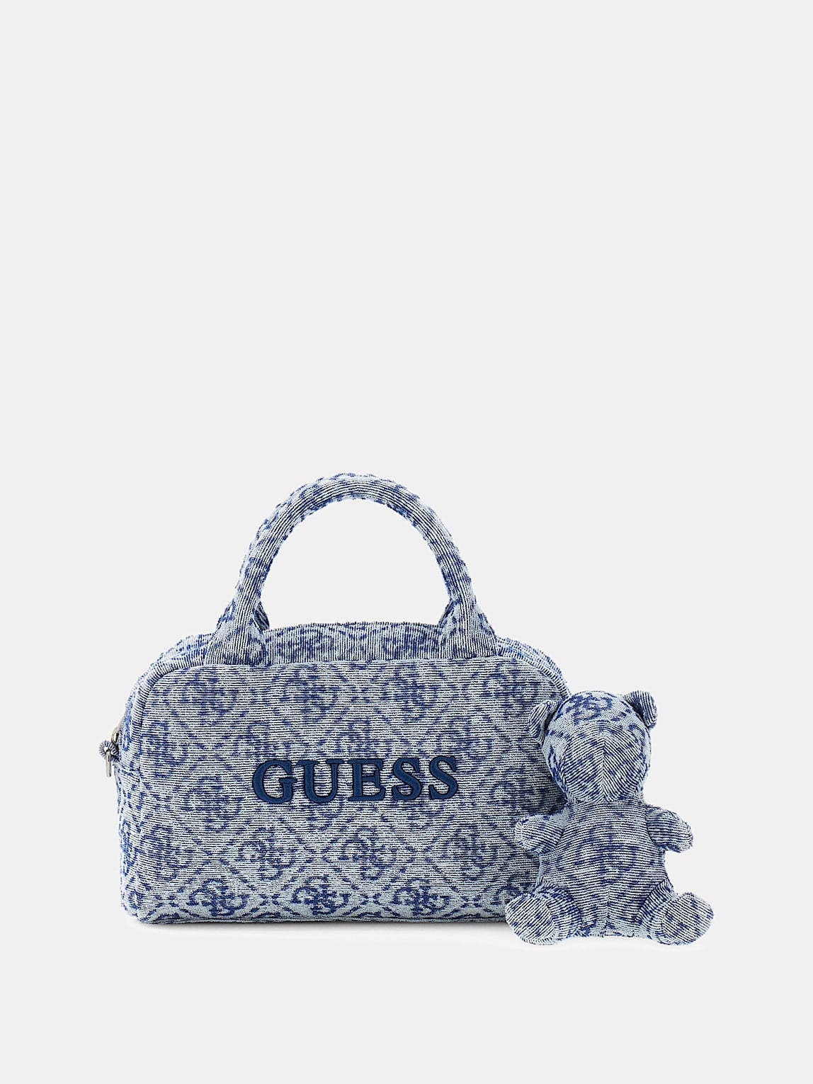 Guess Borsa con Logo 4G Azzurra