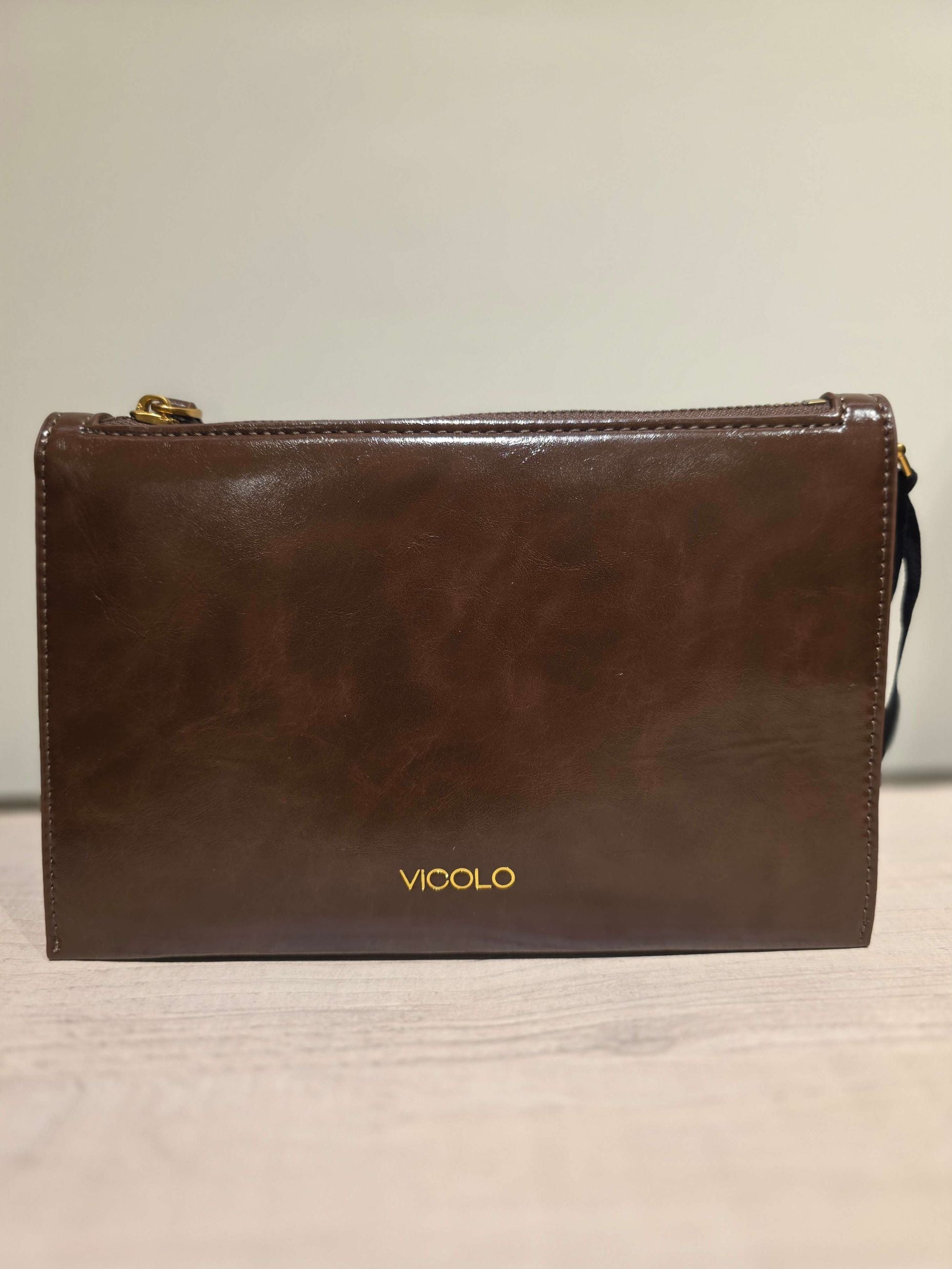 Vicolo Tessa Bag Pochette a Fisarmonica con Tracolla
