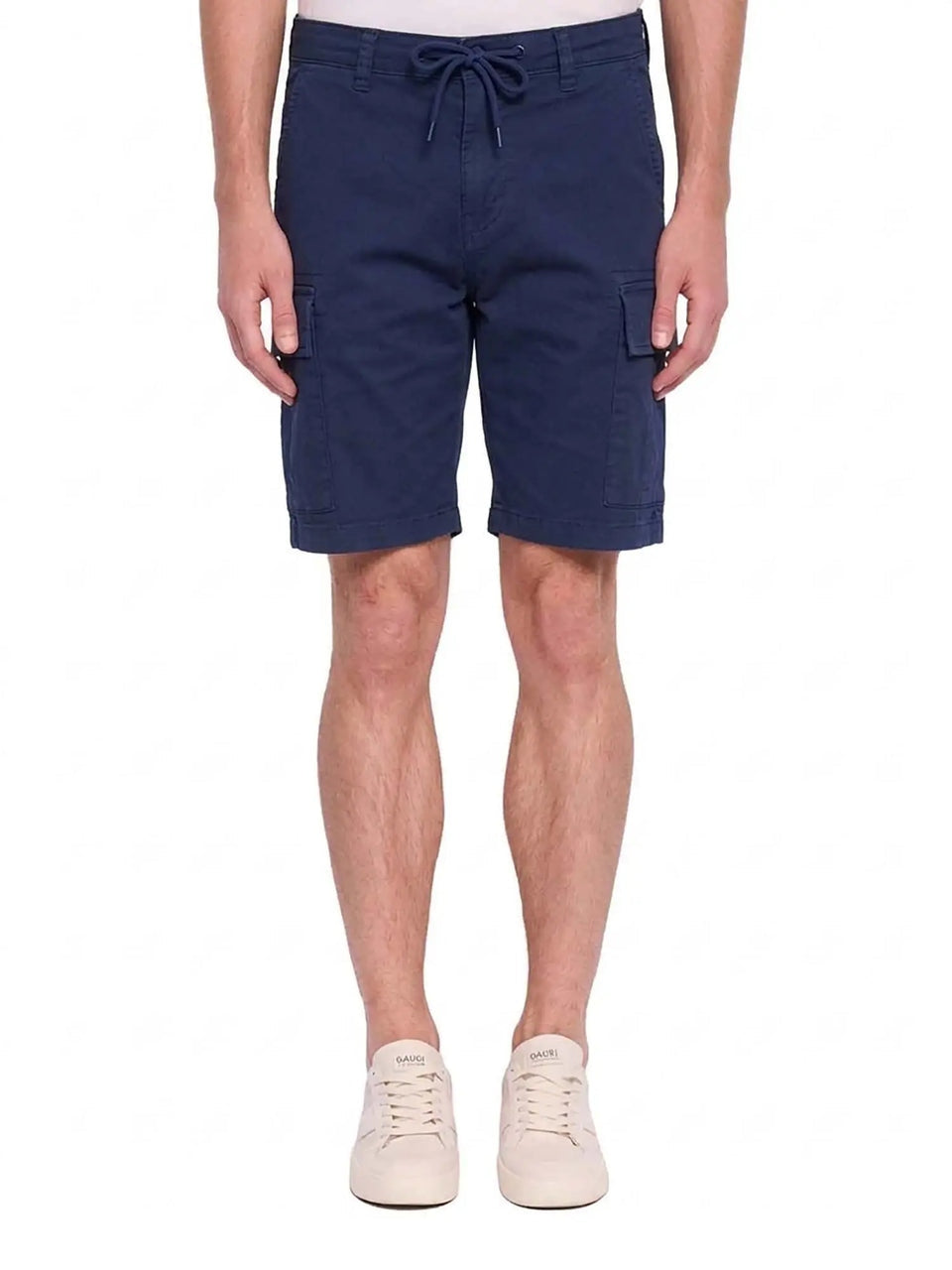 Gaudi Jeans Shorts cargo in cotone Elasticzzato Beige