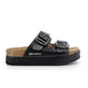 Superga Ciabatta con Doppia Fascia con Platfrom
Nero