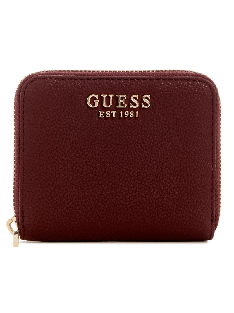 Guess Portafoglio Piccolo e Sottile Linea Laurel  Scritta Logo