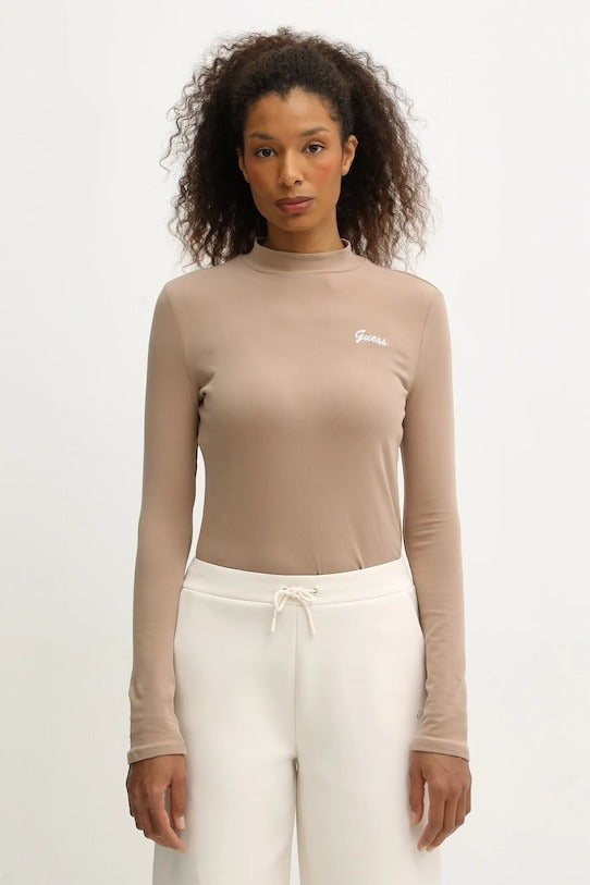 Guess Active T-shirt Alba Maniche Lunghe