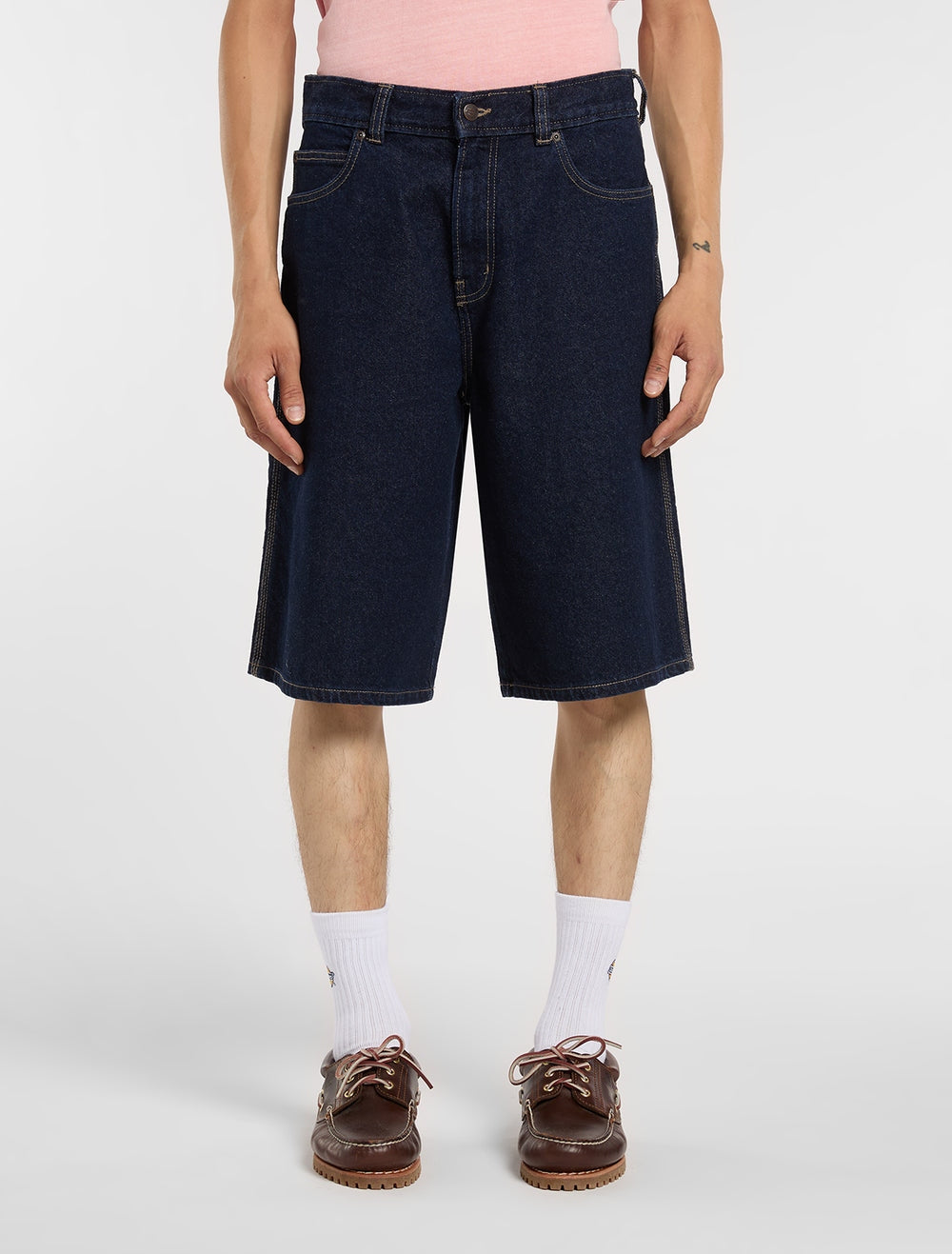 Dickies Bermuda Jeans Inch Loose Blù