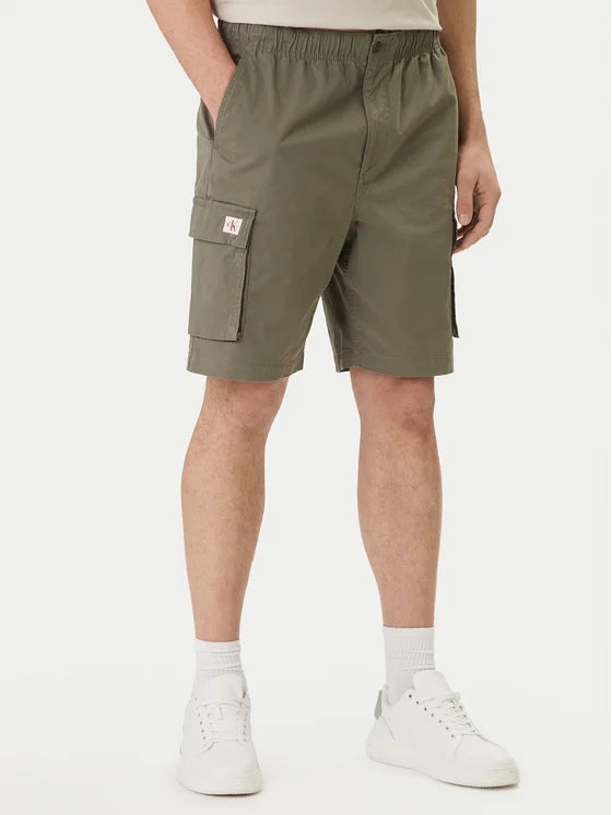 Calvin Klein Jeans Bermuda Cargo in Cotone