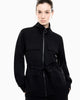 Armani EA7 Felpa Modal Stretch Regular Fit con Cerniera e Tasche Nero
