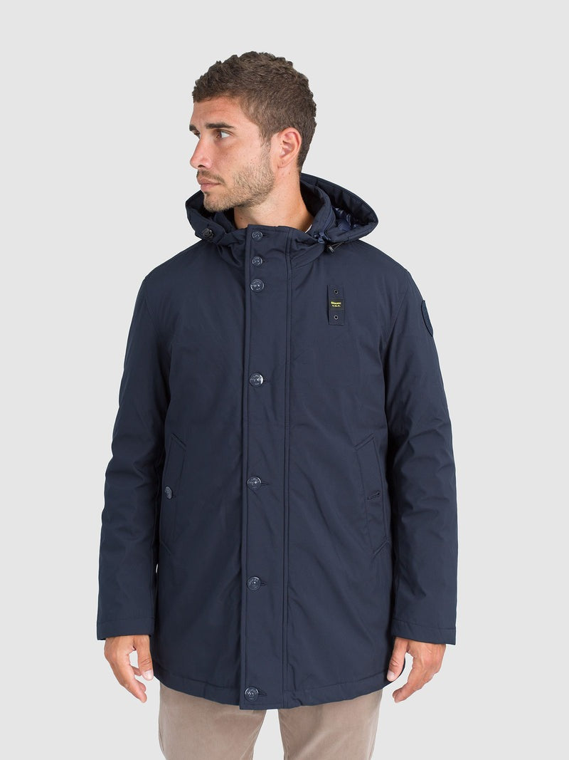 Blauer USA Parka con Cappuccio Removibile Chester
