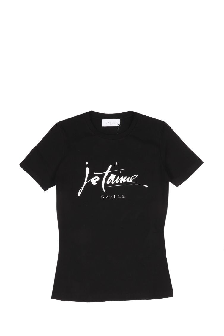 Gaelle Paris T-shirt con Scritta del Logo