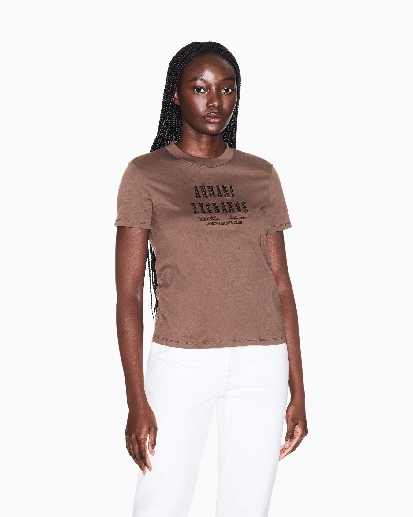 Armani Exchange T-shirt Relaxed Fit T-shirt in Cotone