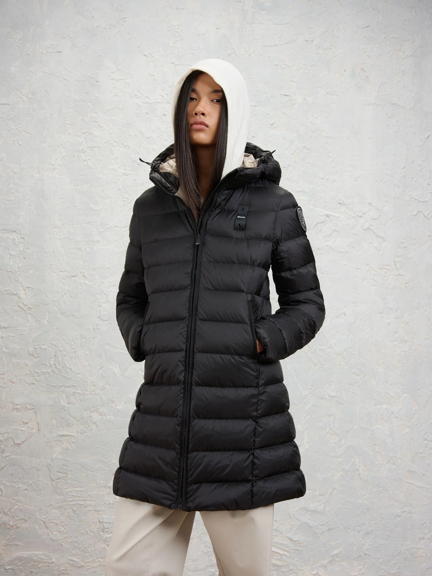 Blauer Usa Piumino Lungo in AGNES  Nero