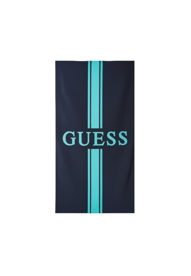 Guess Telo Mare Banda Verticale Centrale in Contrasto