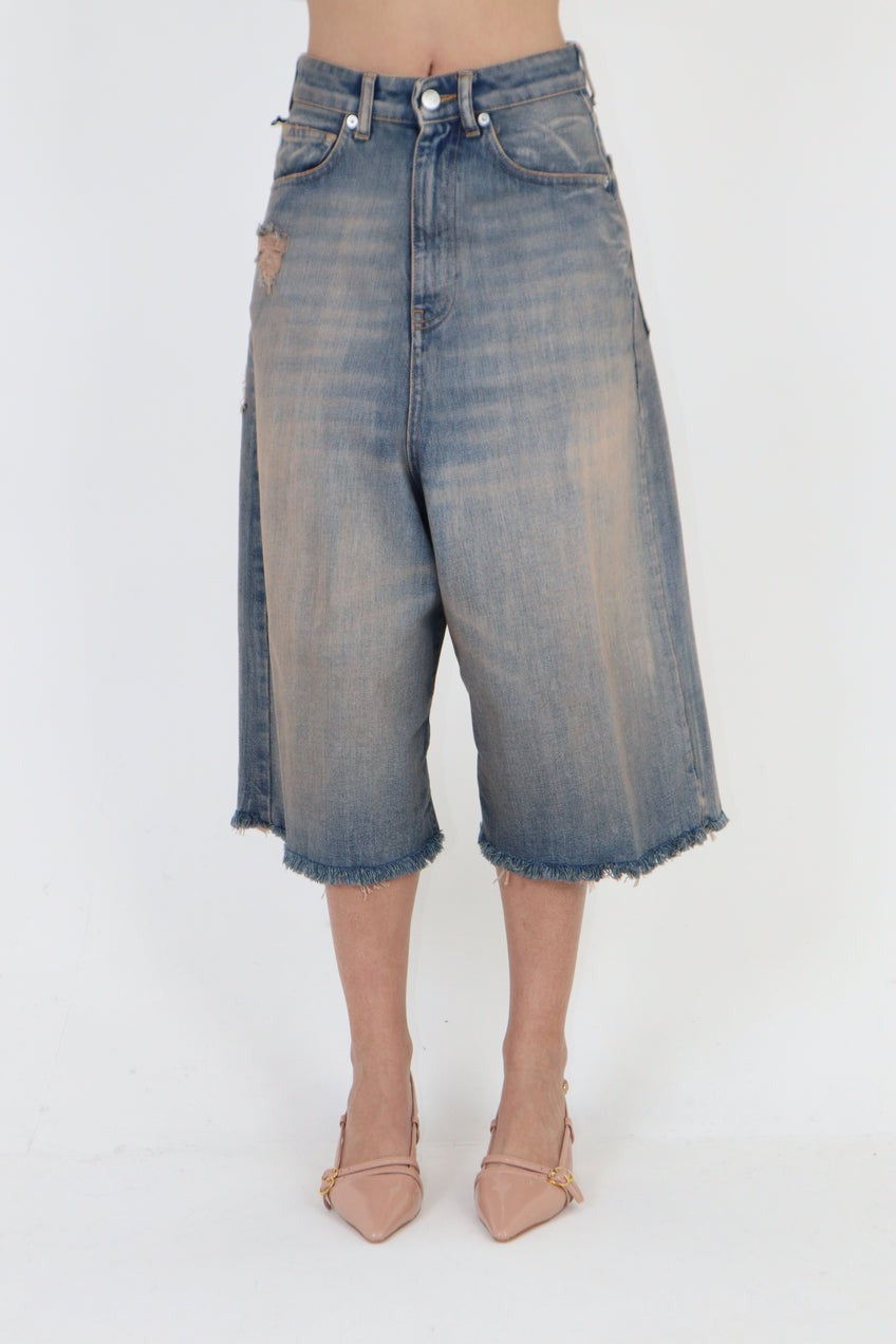 Vicolo Bermuda Jeans Carola Blù