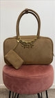 Vicolo Borsa Bauletto Doppio Manico Slide Bag