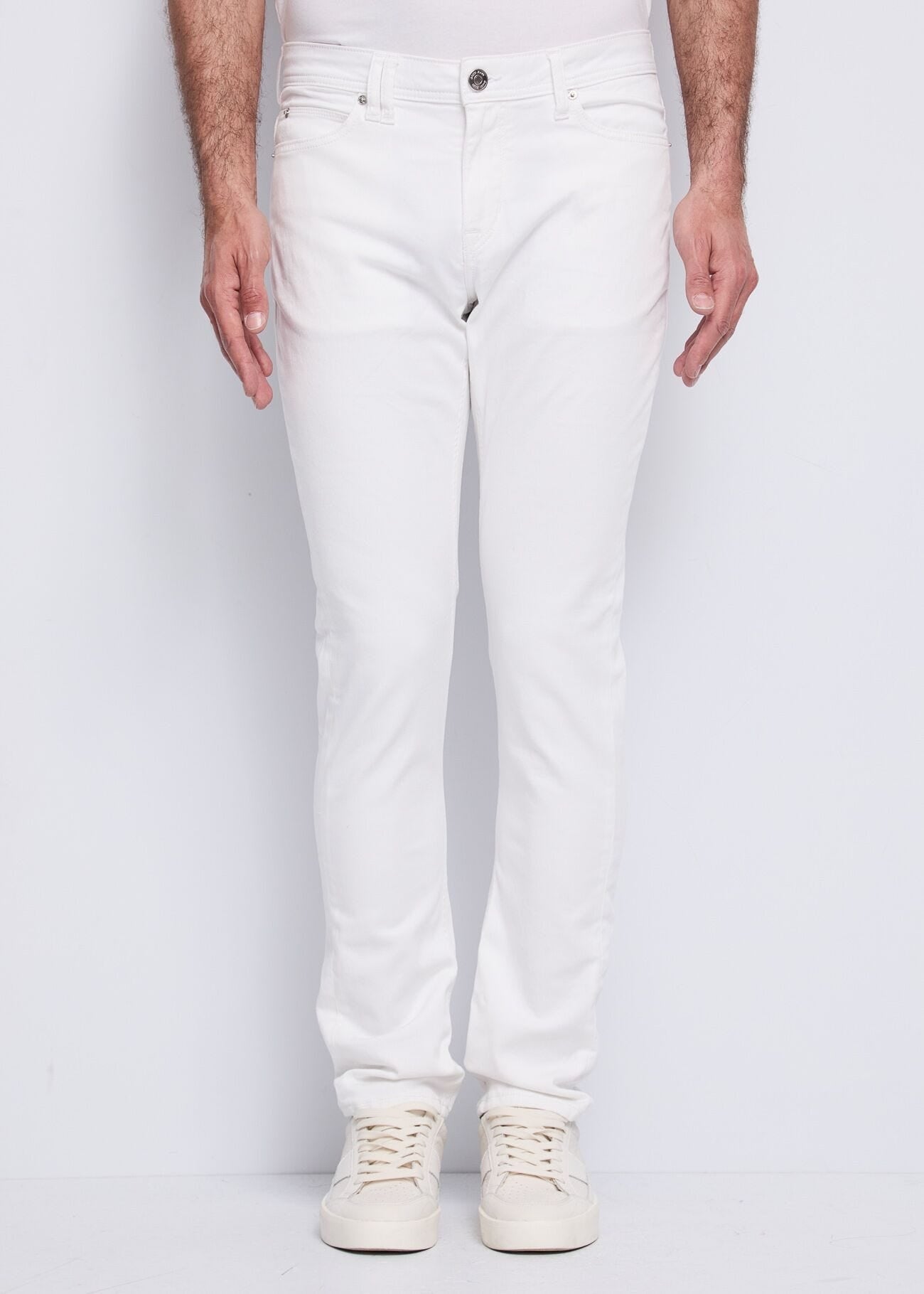 Gaudi Jeans Pantaloni Modello Cinque Tasche Bianco