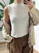 Kontatto Gilet con Trama Coccodrillo