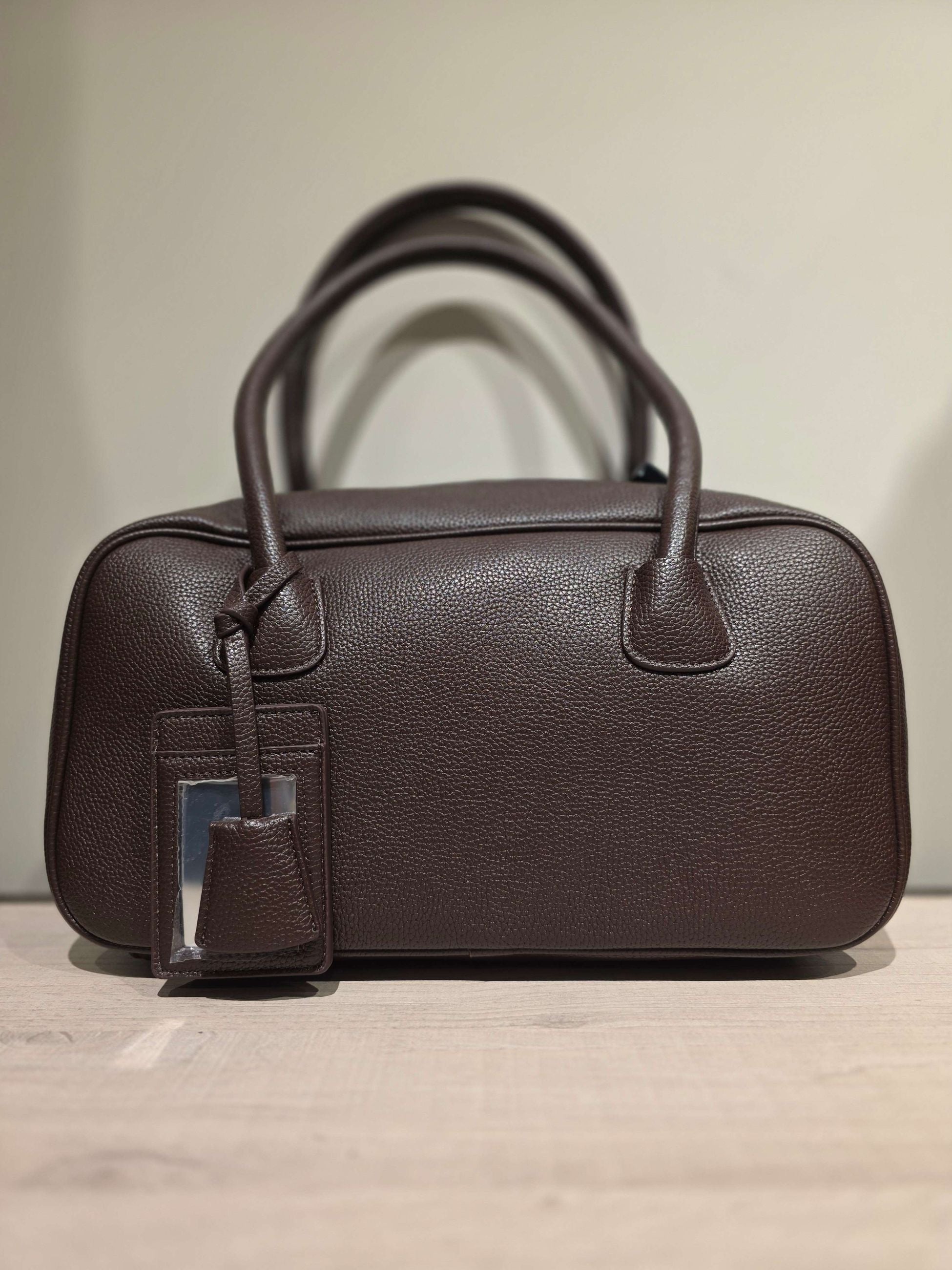Vicolo Borsa Bauletto Slide in Ecopelle Martellata