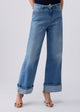 Liu Jo Jeans Flare con Risvolto Blù