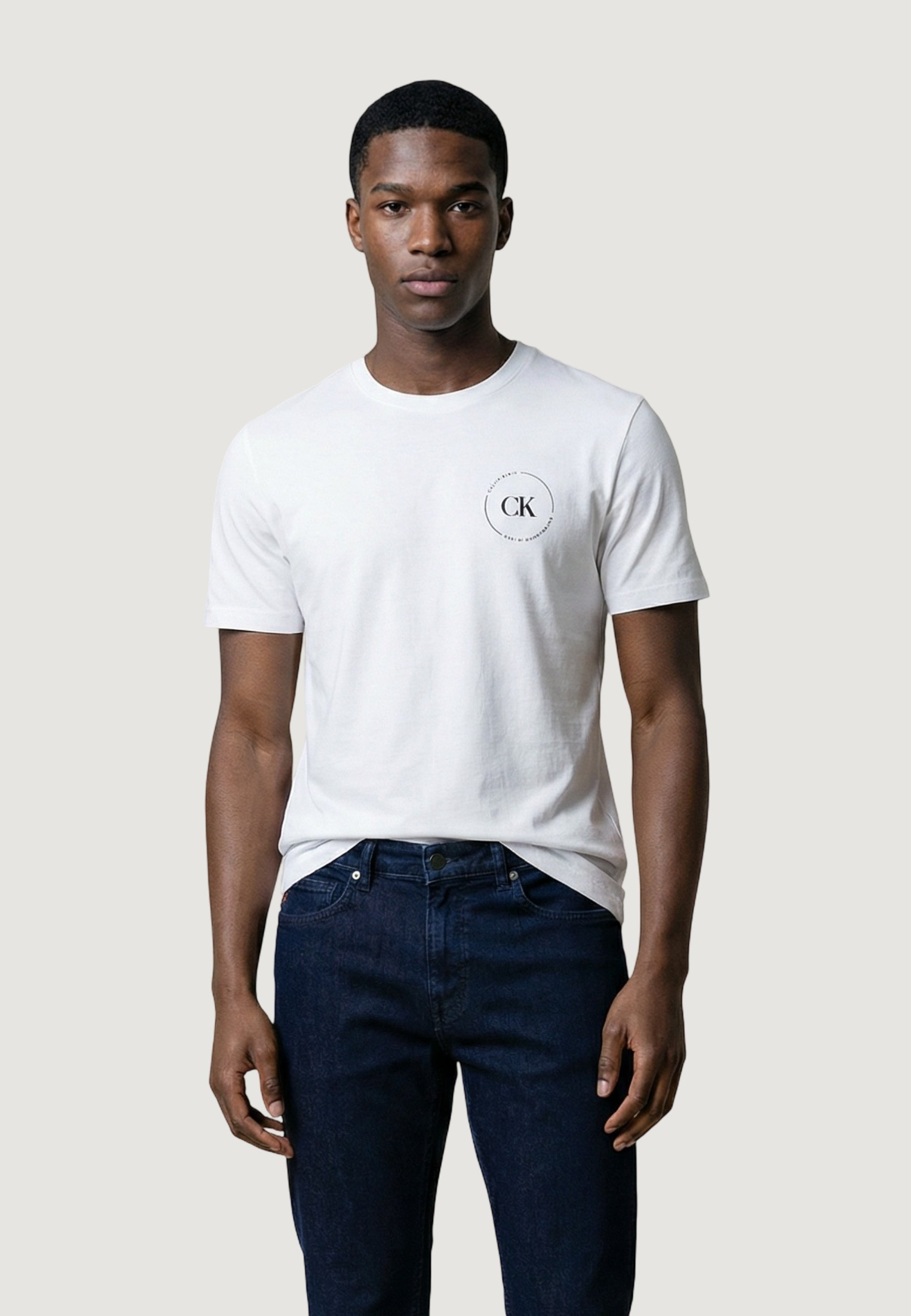 Calvin Klein Jeans T-shirt con Ricamo Logo