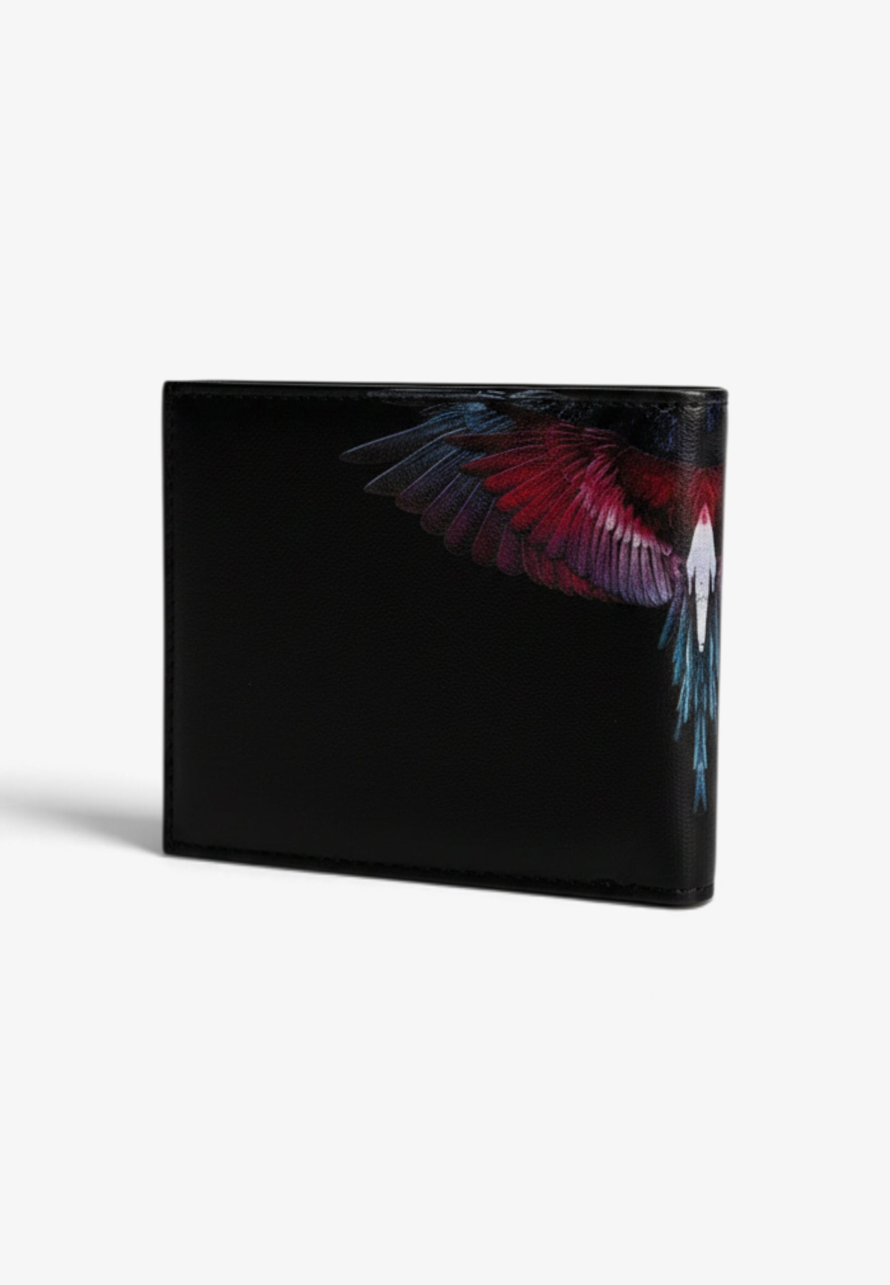 Marcelo Burlon Portafoglio in Pelle Nero Rosso