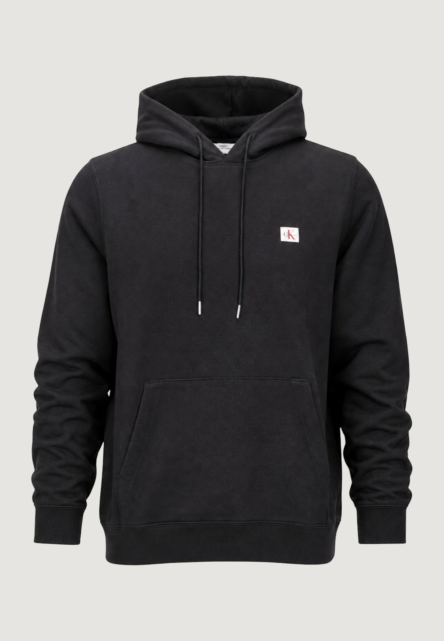 Calvin Klein Felpa Manica Lunga con Cappuccio Nero