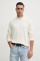 Armani Exchange Pullover Girocollo con Logo in Cotone Viscosa e Seta