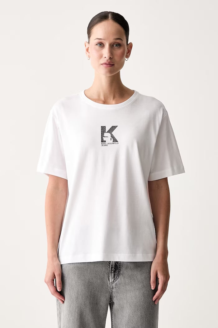Karll Lagerfeld T-shirt Regular Fit Bianco